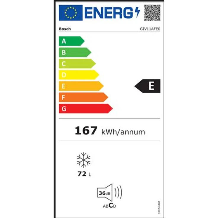 Bosch GIV11AFE0 Gefrierschrank, Einbau, weiß, LowFrost, Supergefrieren, Breite 55.8 cm, Energieklasse E – Bild 15