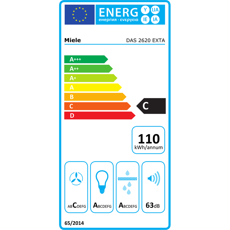 Miele DAS 2620 EXTA Dunstabzugshaube – Bild 4