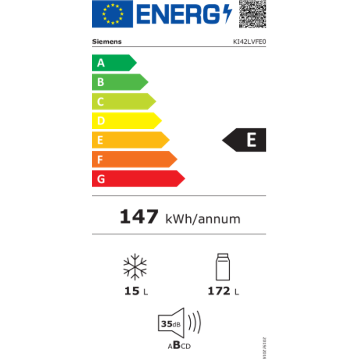 Siemens iQ300 KI42LVFE0 Kühlschrank, Einbau, Energieklasse E – Bild 3