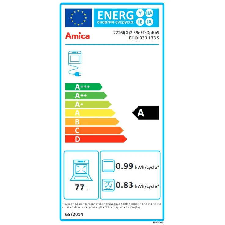 Amica EHIX 933 133 S (Set aus E-Herd + Kochfeld Induktion) – Bild 2