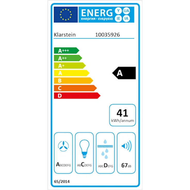 Klarstein Mariana Neo 60 Flachschirmhaube 60cm Abluft LED Schwarz – Bild 9