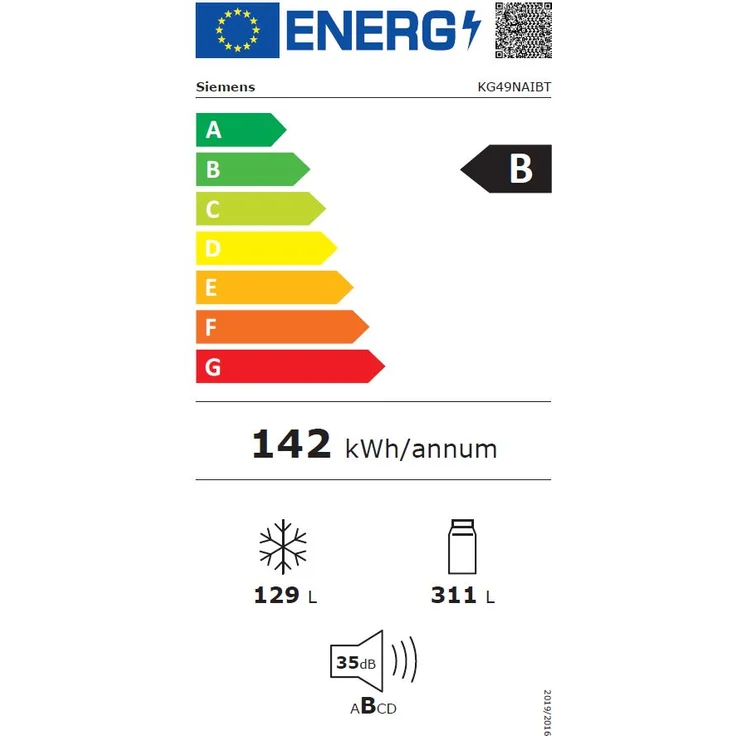 Siemens iQ500 KG49NAIBT Kühl-Gefrierkombination, freistehend, edelstahl, NoFrost, 0-Grad-Zone, Schnellgefrieren, Urlaubsschaltung, LED, Breite 70 cm, Energieklasse B – Bild 9