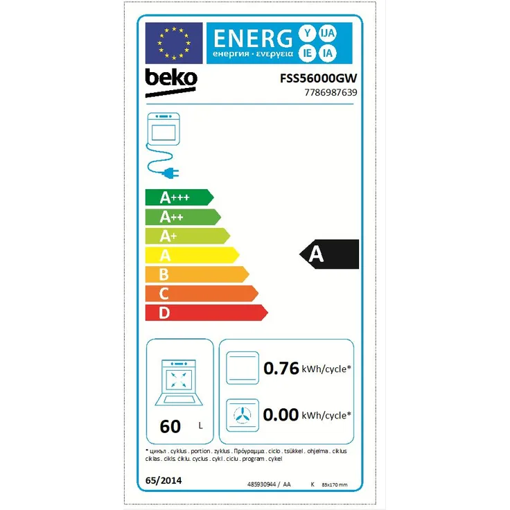 Beko FSS56000GW