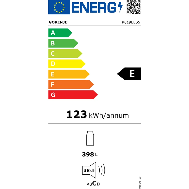 Gorenje R 619 EES 5 Kühlschrank, freistehend, grau metallic, Breite 60 cm, Energieklasse E 185 X 60 cm grau metallic – Bild 2