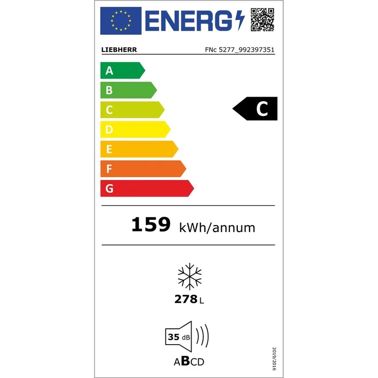 Liebherr FNc 5277-20 Peak Gefrierschrank, freistehend, weiß, NoFrost, Schnellgefrieren, Lagerzeit bei Störung 12 h, Breite 59.7 cm, Energieklasse C - Preisvergleich – Bild 7