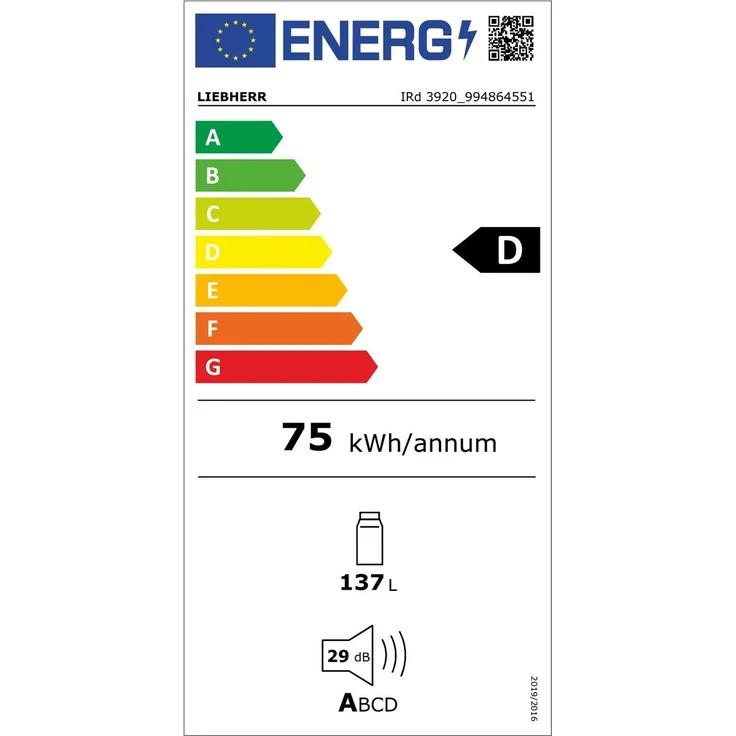 Liebherr IRd 3920-20 Plus Kühlschrank, Einbau, Festtür, Energieklasse D - Preisvergleich – Bild 2