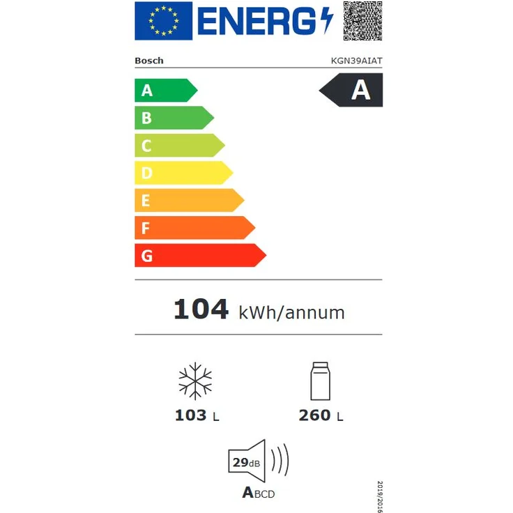 Bosch MKK69GNIAA (KGN39AIAT + KSZGGM00) Exclusiv Kühl-Gefrierkombination, freistehend, edelstahl, Breite 60 cm, Energieklasse A – Bild 2