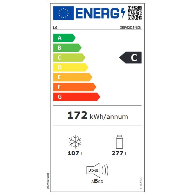 LG GBP62DSNCN1 Kühl-Gefrierkombination, freistehend, dark graphite, Total NoFrost, Door Cooling+, Schnellgefrieren, Urlaubsschaltung, LED, Breite 59.5 cm – Bild 8