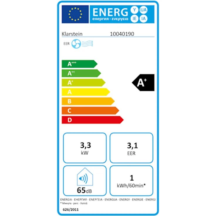 Kraftwerk 10040190 Eco Smart 11 Mobiles Klimagerät, Monoblock-Klimaanlage, 3-in-1, 11.500 BTU, App-Steuerung, Fernbedienung – Bild 10