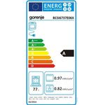 Gorenje BCSI6737E06X+ID64BX Herdset, inklusive Induktionskochfeld, Einbaugerät, Energieeffizienzklasse A, Volumen 77 l, Breite 59,5 cm, groß (ab 65 l), 4 Zonen, edelstahl