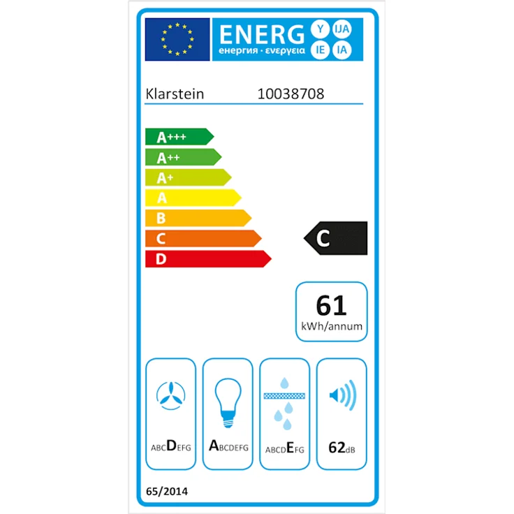 Klarstein 10038708 Inselhaube, Futurelight Smart Inselabzugshaube Umluft 420m³/h LED Edelstahl, gold – Bild 10