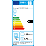 Samsung NV7B4550VAK/U1 Einbaubackofen, Einbaugerät, Energieeffizienzklasse A+, Garraum 76 l, 2 Garräume, Display, Teleskopauszug