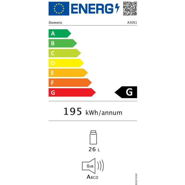 Dometic HiProAlpha A30S links Minikühlschrank, Einbau, Minibar, Energieklasse G – Bild 2