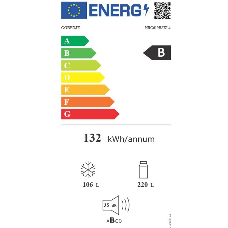 Gorenje NRC619BSXL4 742217 Kühl-Gefrierkombination, freistehend, inoxfarben, Energieklasse B – Bild 20