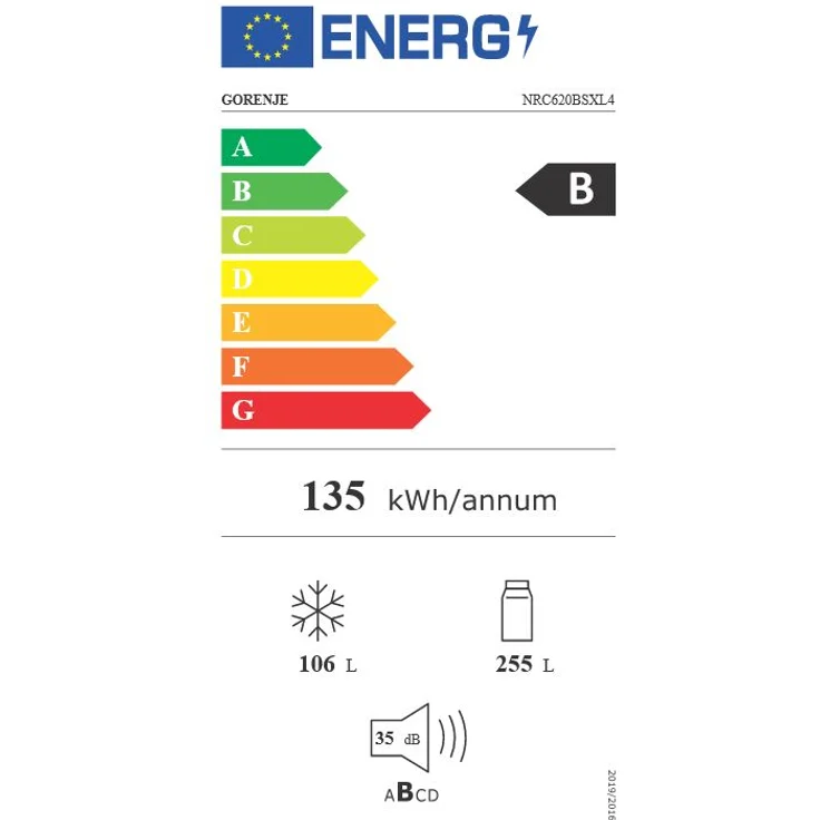 Gorenje NRC620BSXL4 742488 Kühl-Gefrierkombination, freistehend, inoxfarben, Energieklasse B – Bild 20