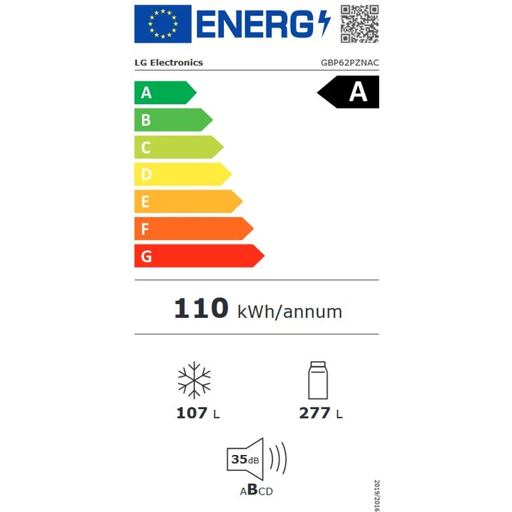 LG GBP62PZNAC Kühl-Gefrierkombination, freistehend, platinum silber, NoFrost, Schnellkühlen und -gefrieren, 0-Grad-Zone, Breite 60 cm, Energieklasse A – Bild 2