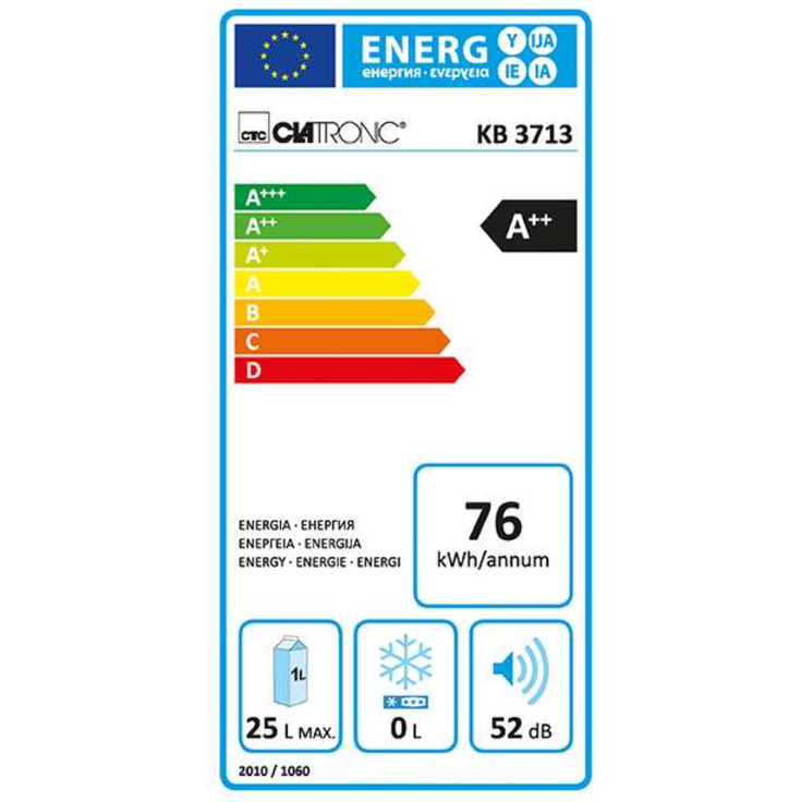 Clatronic KB 3713 thermoelektrische Kühlbox, A++, 25L, Energiesparfunktion, rot – Bild 2