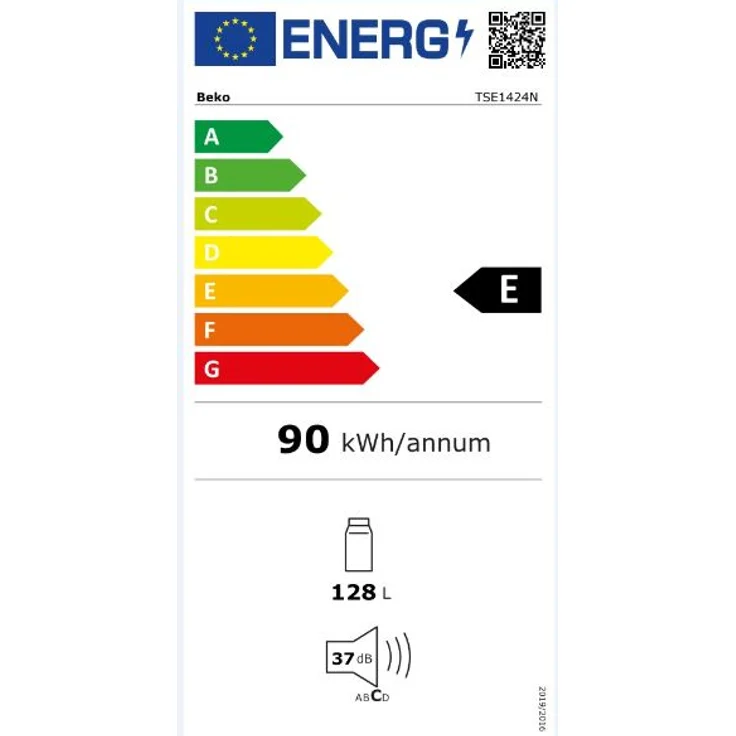 Beko TSE1424N Kühlschrank, freistehend, weiß, LED, Breite 54 cm, Energieklasse E – Bild 5
