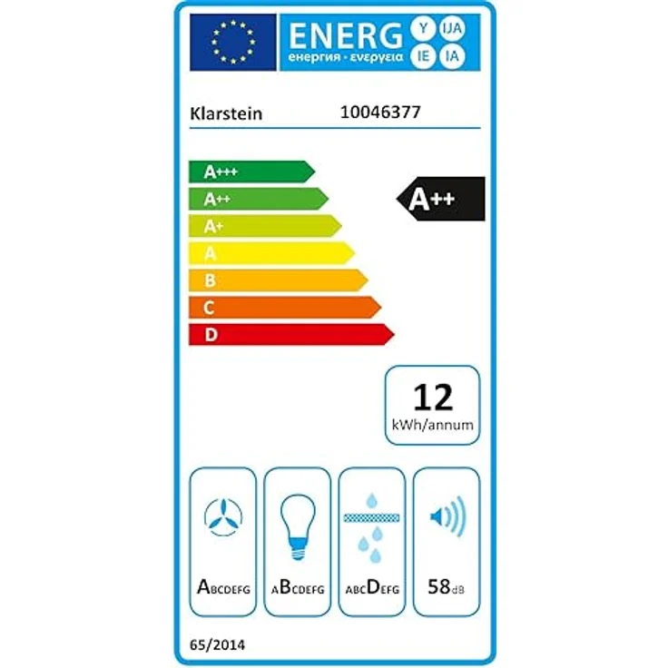 Klarstein FlashLine Dunstabzugshaube – 90 cm Kopffreihaube, Touchscreen, 524 m³/h, A++ Energieeffizienz, LED-Beleuchtung, 34,5 dB, Schwarz, Abluft- und Umluftbetrieb – Bild 6