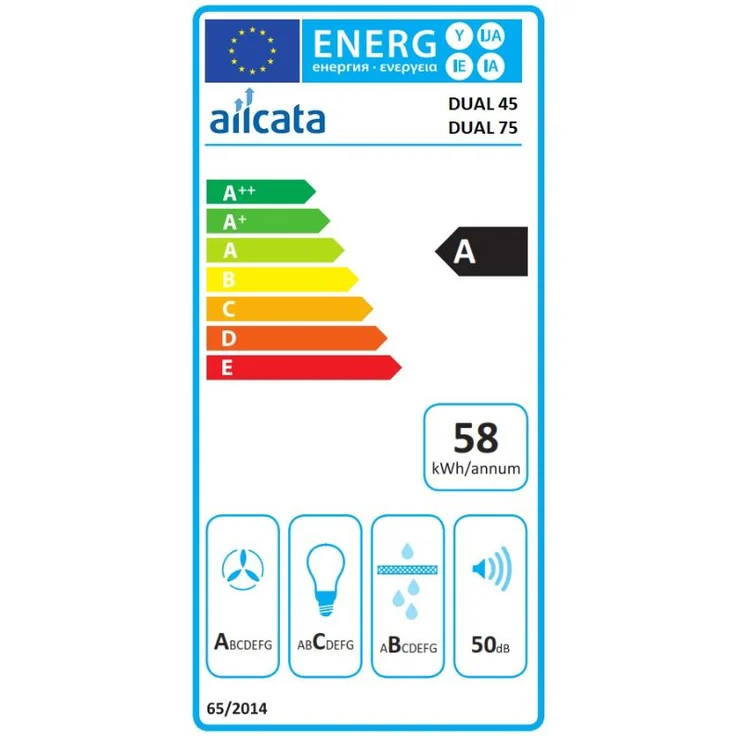 Allcata Dunstabzugshaube DUAL 45 BK – Bild 6