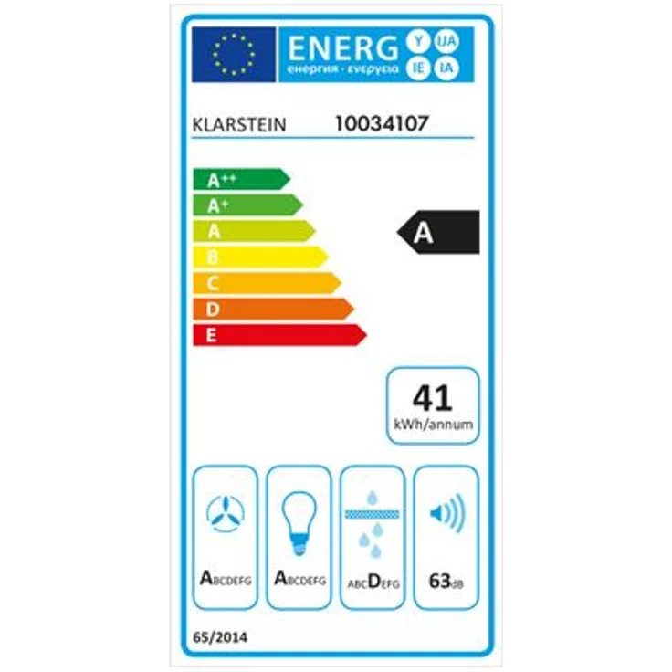 Klarstein Alina Dunstabzugshaube 10034106, Breite 90cm, LED-Display, Ambientelicht, weiß – Bild 11