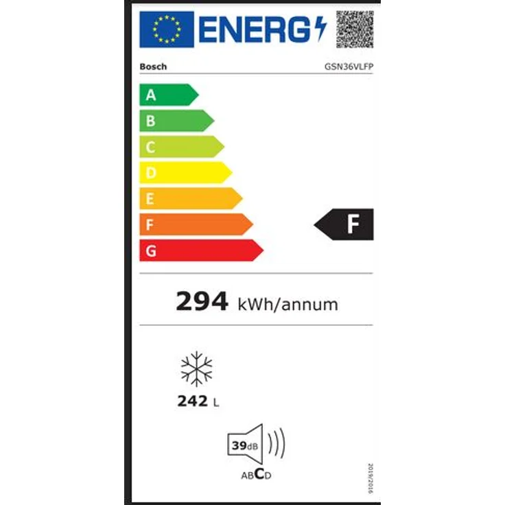 Bosch GSN36VLFP Gefrierschrank, freistehend, silber, NoFrost, Schnellgefrieren, Breite 60 cm, Energieklasse F – Bild 15