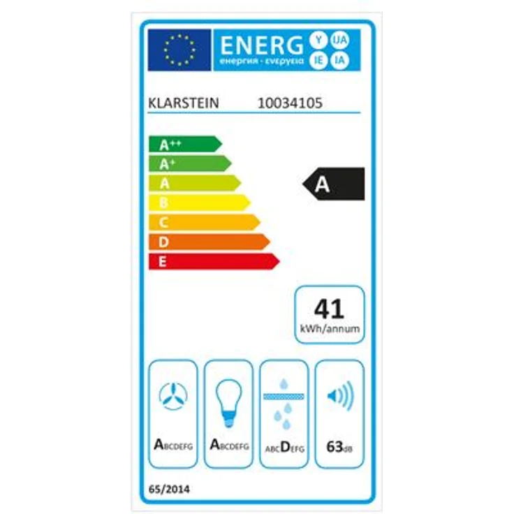 Klarstein Alina Dunstabzugshaube 90cm LED-Display Ambientelicht schwarz Weiß, 60 cm – Bild 11