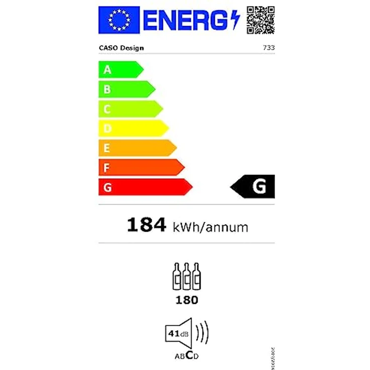 Caso WinePremium 180 Smart, Weinkühlschrank für 180 Flaschen, 2 Zonen für 5-20°C, LED Beleuchtung, mit WLAN und WiFi App, Edelstahl, BEEF!-Edition – Bild 6