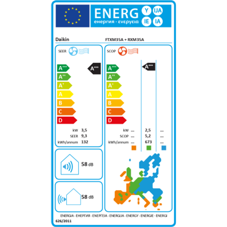 DAIKIN Perfera A FTXM35A+RXM35A Klimaanlage 3,5 kW – A+++ WiFi/App, Quick-Connect, leise, für 40 m² Räume – Bild 9