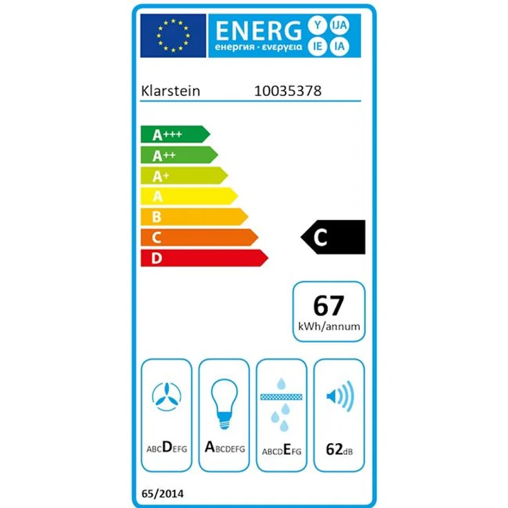 Klarstein Skyfall Smart Inselabzugshaube Umluft LED Edelstahl – Bild 11