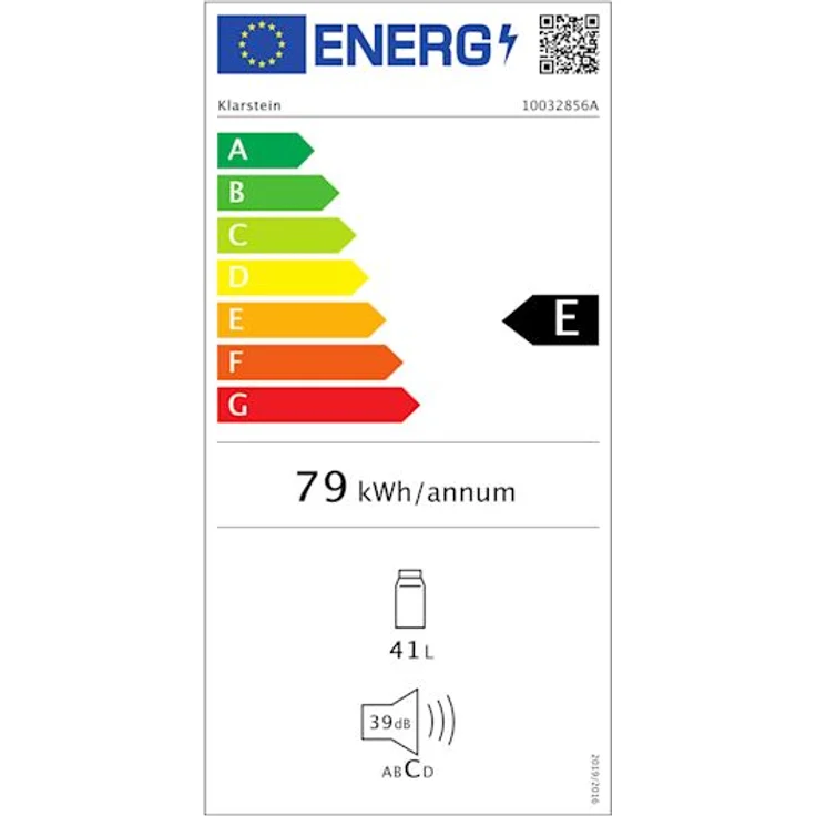 Snoopy Eco Mini-Kühlschrank mit Gefrierfach, schwarz – Bild 11