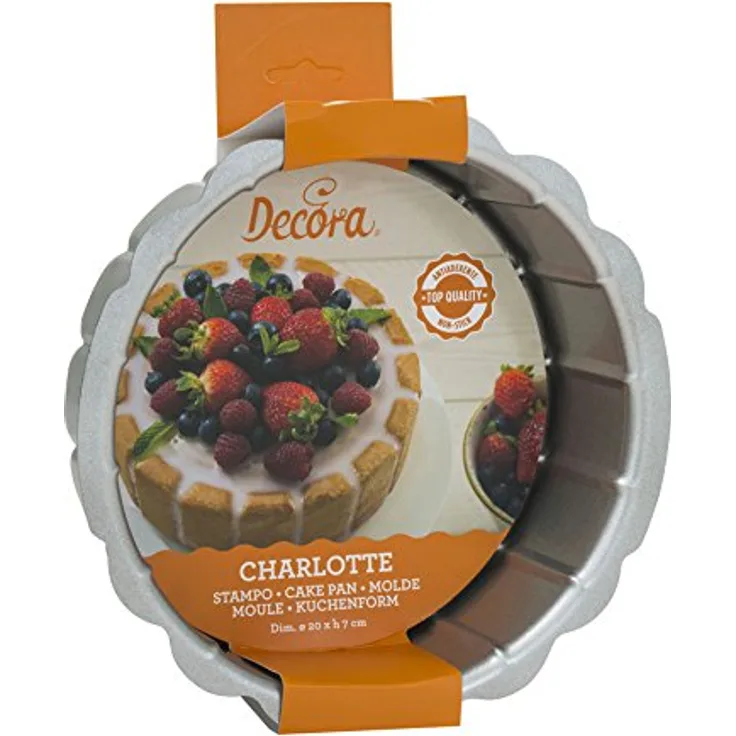 DECORA 0070020 ANTIHAFT KUCHENFORM Charlotte Ø 20 X 7 H cm