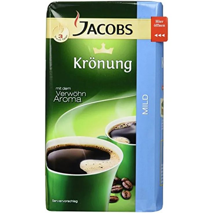 Jacobs Filterkaffee Krönung mild gemahlen 500g