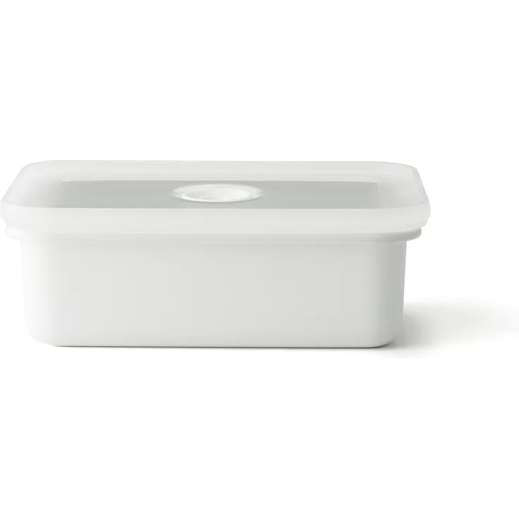 Honeyware 87006 Auflaufform - Backform aus le, flach, mit Aroma-Deckel, Ofenform für kleine Aufläufe oder als Vorratsdose, Größe M - 0,74 L - 18 x 12 x 6 cm