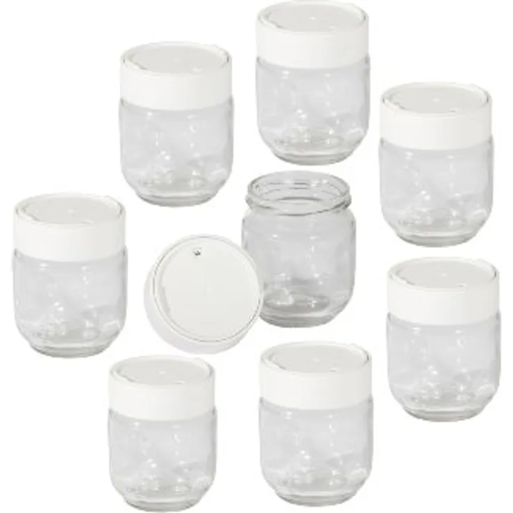 Rommelsbacher JG 8 Joghurtbereiter Ersatzgläser für JG 40, 8 Stück