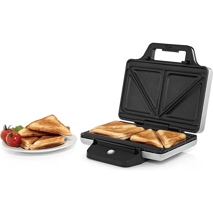 WMF Lono Sandwich Maker, Sandwichtoaster, für 2 Standard- oder XXL-Toasts, 2-stufige Höhenanpassung für mehr Füllung, edelstahl matt  – Bild 7
