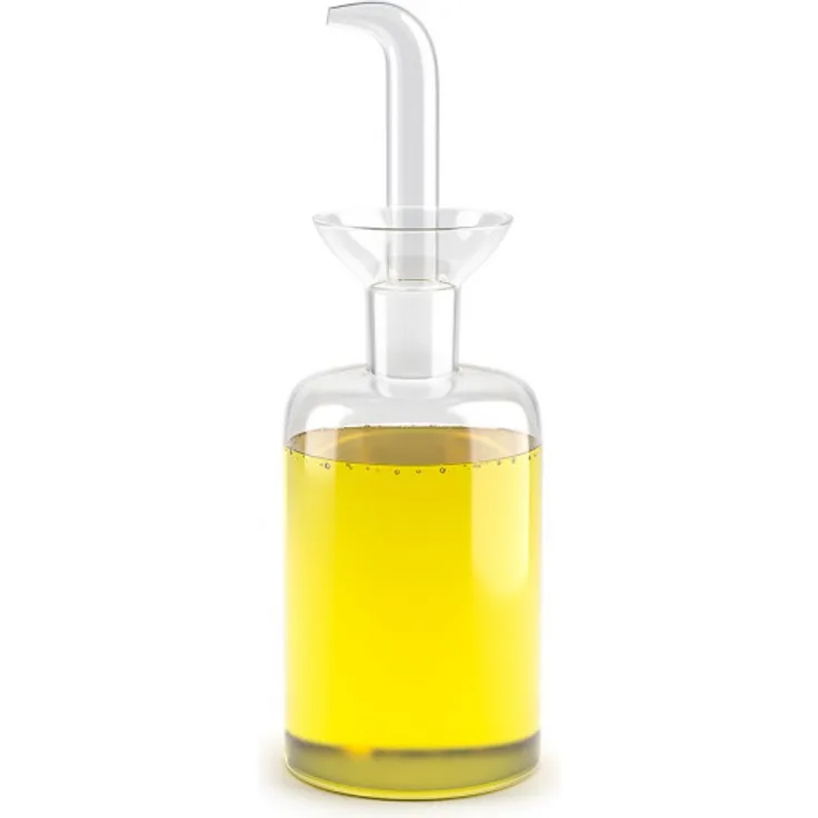 Ölflasche Basics 250 ml 18 x 6,5 cm Glas transparent
