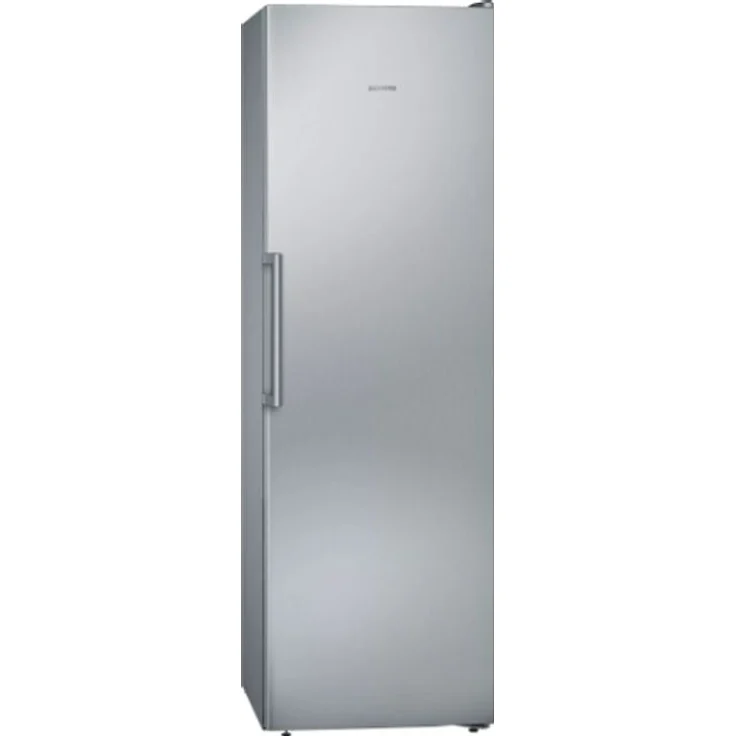 Siemens GS36NVIEP Gefrierschrank, freistehend, silber, NoFrost, Schnellgefrieren, Breite 60 cm, Energieklasse E – Bild 1