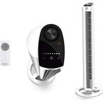 Säulenventilator Vornado Tower L in weiß mit 1020 m³|h Luftleistung inklusive Fernbedienung