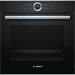 Bosch HBG635BB1 Serie 8, Backofen, Energieeffizienzklasse A+, Einbaugerät, Volumen 71 l, Breite 59,5 cm, groß (ab 65 l), hydrolytische und teils katalytische Selbstreinigung, schwarz