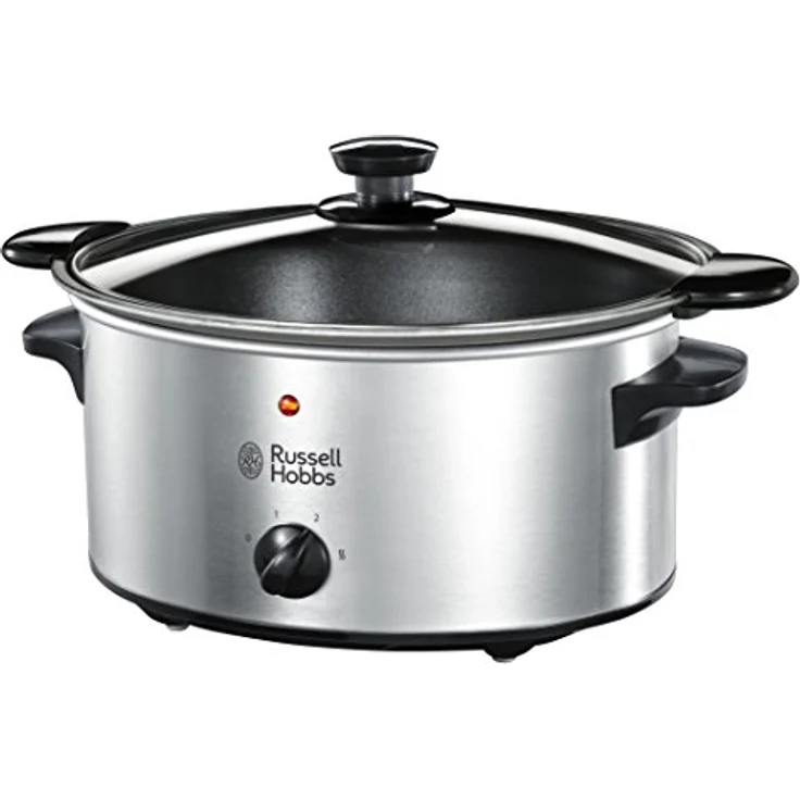 Russell Hobbs Slow Cooker, Schongarer, 3 Temperatureinstellungen, 3.5l, 160 Watt, CookHome Slowcooker 22740-56