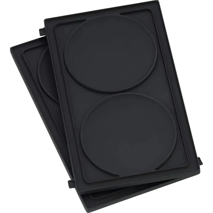WMF Lono Snack Master Pancake Platten-Set, Zubehör, 2 abnehmbare Plattensets, antihaftbeschichtet