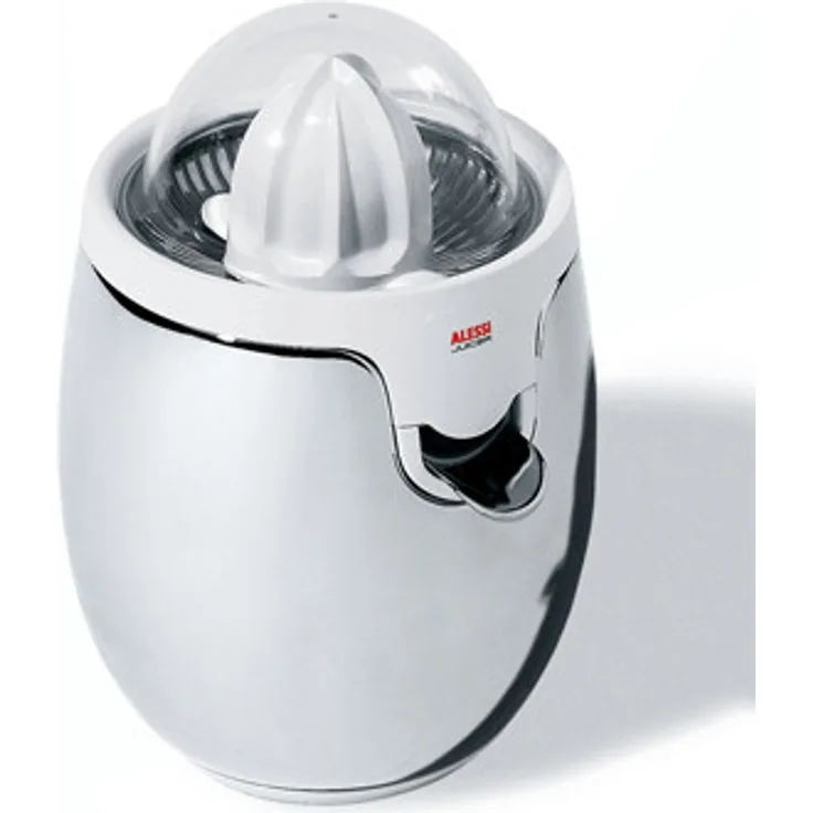 Alessi SG63 W Elektrische Zitronenpresse, Edelstahl, weiß, 1 x 29 x 10 cm, Einheiten, 1.0