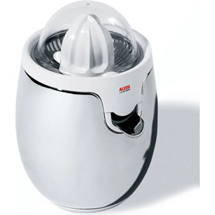 Alessi SG63 W Elektrische Zitronenpresse, Edelstahl, weiß, 1 x 29 x 10 cm, Einheiten, 1.0 – Bild 1