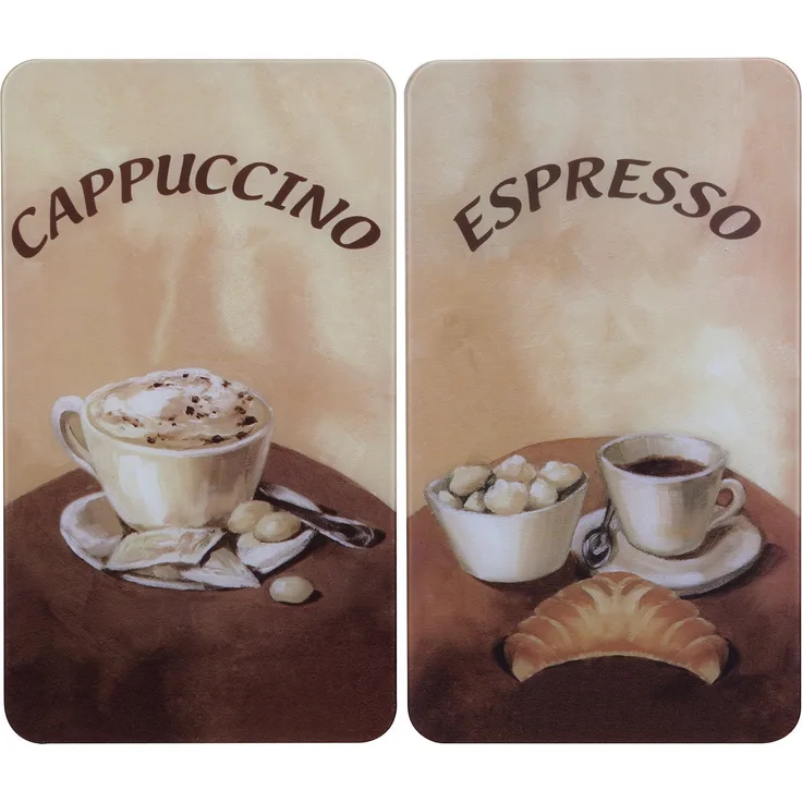 Wenko 2521280100, Herdabdeckplatte, Breite 52 cm, gehärtetes Glas