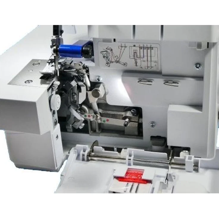 W6 N 656 D Freiarm Overlock-Nähmaschine, weiß – Bild 5