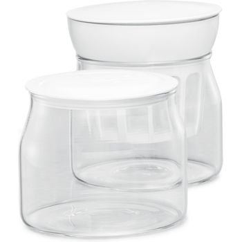 Rommelsbacher JG 05 Glasbehälter Mit Deckel – 0,5 Liter, Passend Für Joghurtbereiter JG 60