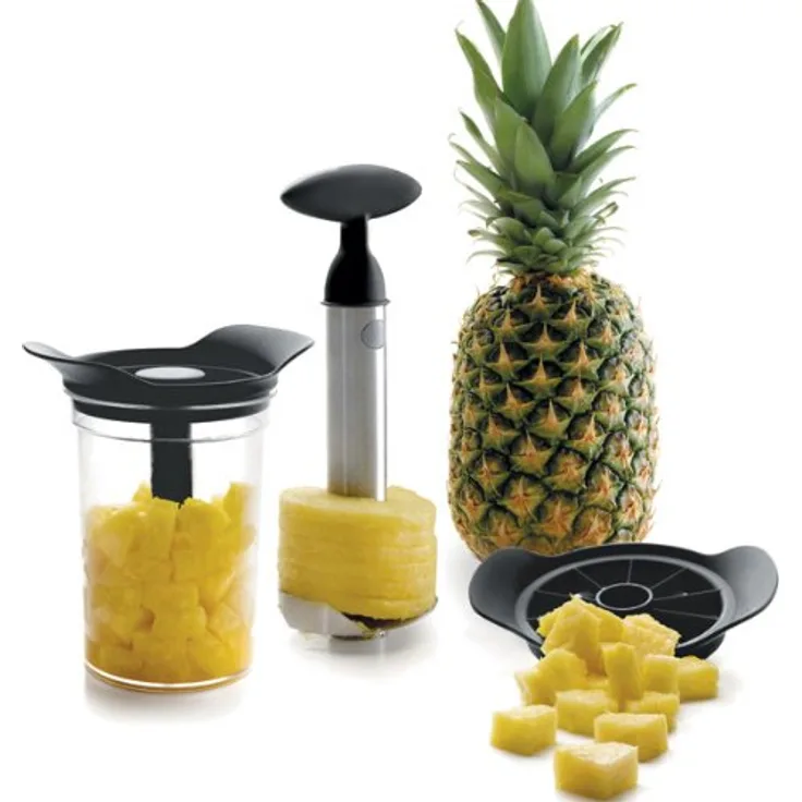 LACOR 60393 Messer und Schäler Set F-Ananas