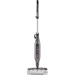 Shark S6003EU Klik n'Flip Smartronic Deluxe Dampfreiniger, mit 2 doppelseitigen Dirt-Grip Mikrofaserpads, bordeaux-stahlgrau