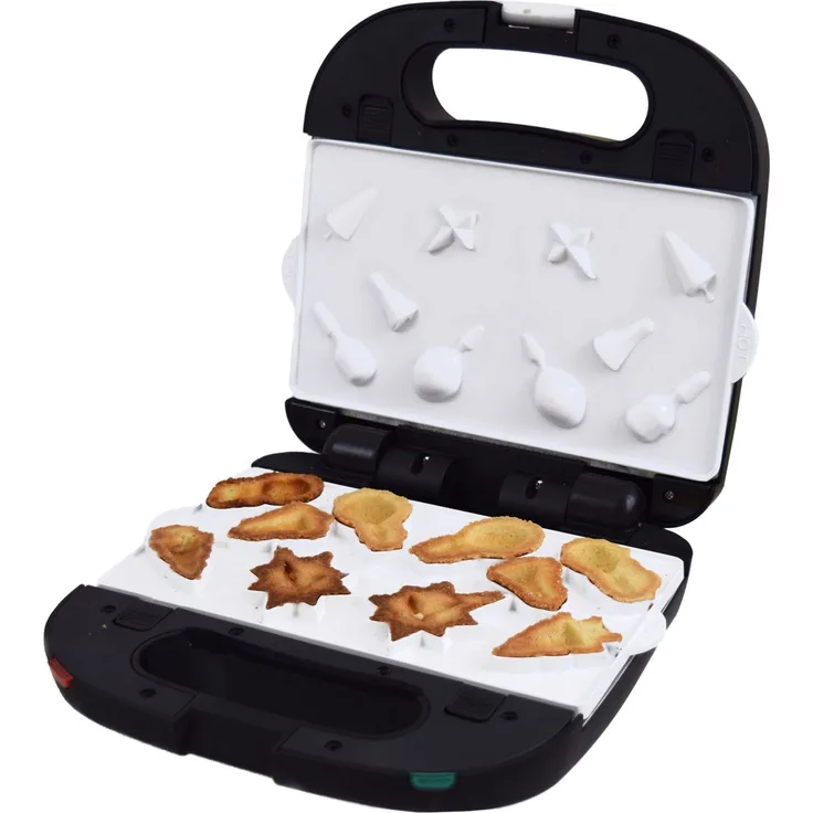 Chef Maker mit Keramik-Beschichtung, Backplatten mit Weihnachtsmotiven